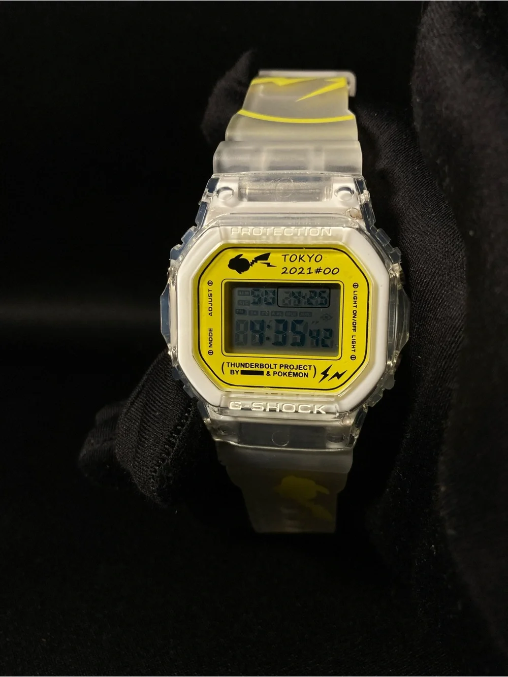 Yellow and Clear G Shock Dw5600
